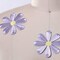 3 Pieces 3" Lavender Daisy Iron On Flower Embroidery Patches for Jackets Crafts Clothing
